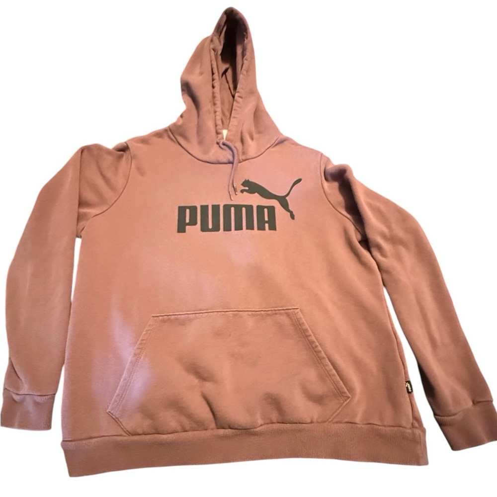 PUMA woman’s  Hoodie Sweatshirt in Dusty Rose